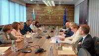 Министър Коритарова се срещна с министъра на регионалното развитие на провинция Саксония Томас Шмидт